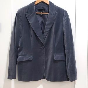 New York & Company Grey velvet Jacket